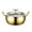 Gold, variant on Single hot pot, with lid and handle Pot Shabu hot pot made of stainless steel, Chinese hot pot, single small hot pot made of thickened, for gas stoves, induction stoves