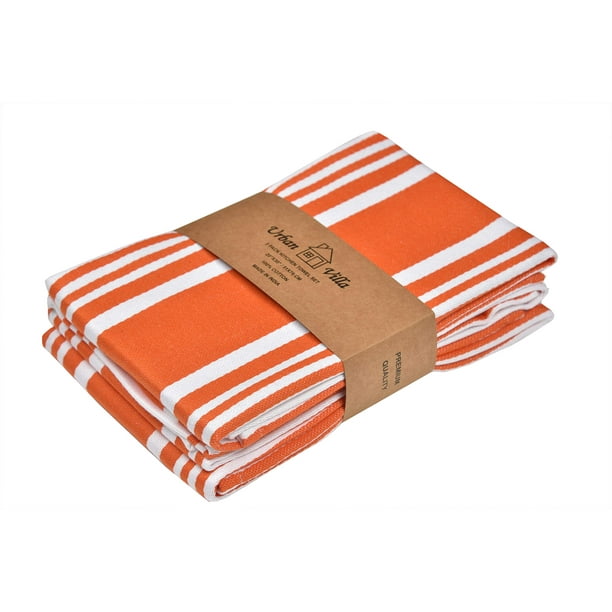 Urban Villa Kitchen Towels Set of 3 Highly Absorbent 100 Cotton Kitchen Towels 20X30 inches