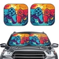 thumbnail image 2 of Fotbe Gaming Juego de 2 Piezas de Parasoles para Parabrisas | Bloqueador Solar para Auto | Accesorios Plegables para Protección Solar Interior-Medium, 2 of 6