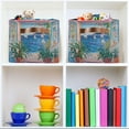 thumbnail image 6 of Yayeee Canvas Storage Basket with Handles for Shelves Fabric Bins Closet Organizer, Seaside Door, 6 of 8