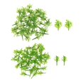 thumbnail image 4 of 100 Pieces Scenery Model Grass Train Grass Railroad Scenery for Railroad Scenery Yellow Green, 4 of 8