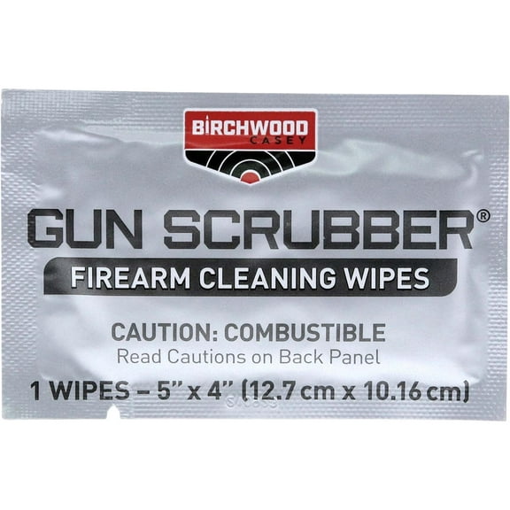 Birchwood Casey Gun Scrubber Wipes, package of 12