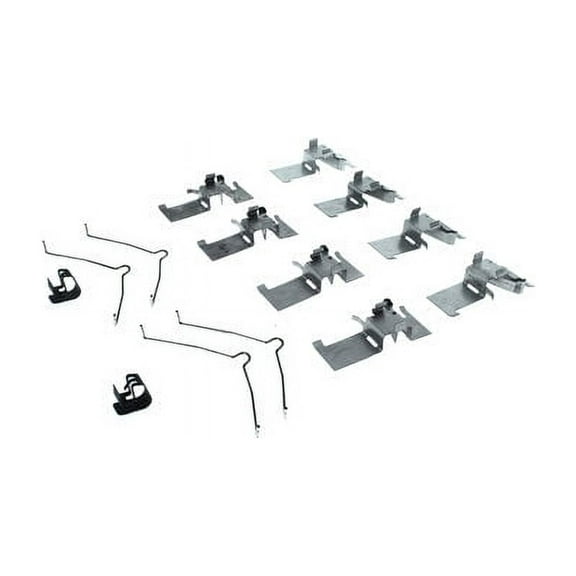 Front Brake Hardware Kit - Compatible with 2007 - 2017 Toyota Camry 2008 2009 2010 2011 2012 2013 2014 2015 2016