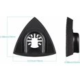 thumbnail image 2 of Almohadilla abrasiva y almohadilla - Delta Multi Tool Abrasive Pad Attachment Pad Accesorio Multi Tool Blade Herramienta oscilante Accesorio para Worx Mikita Dewalt Power Tool, Worx JAMW Sencillez, 2 of 5
