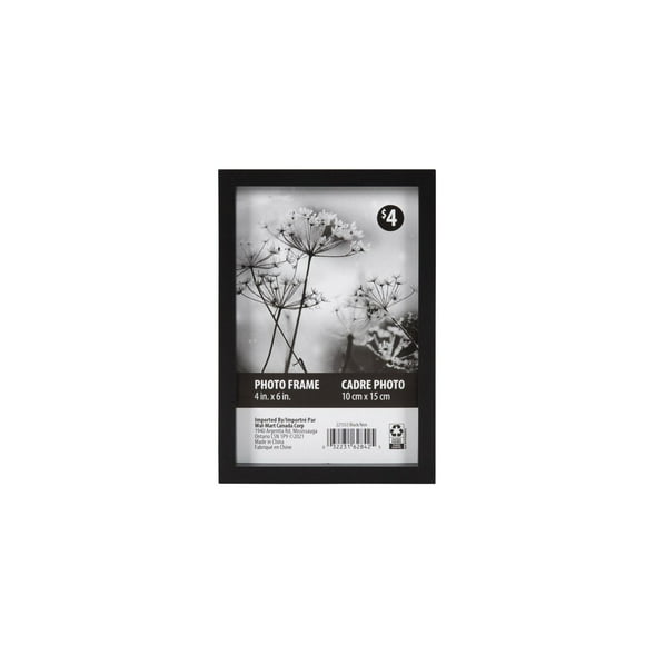 Cadre photo Gally – noir 10,6 cm x 15,2 cm