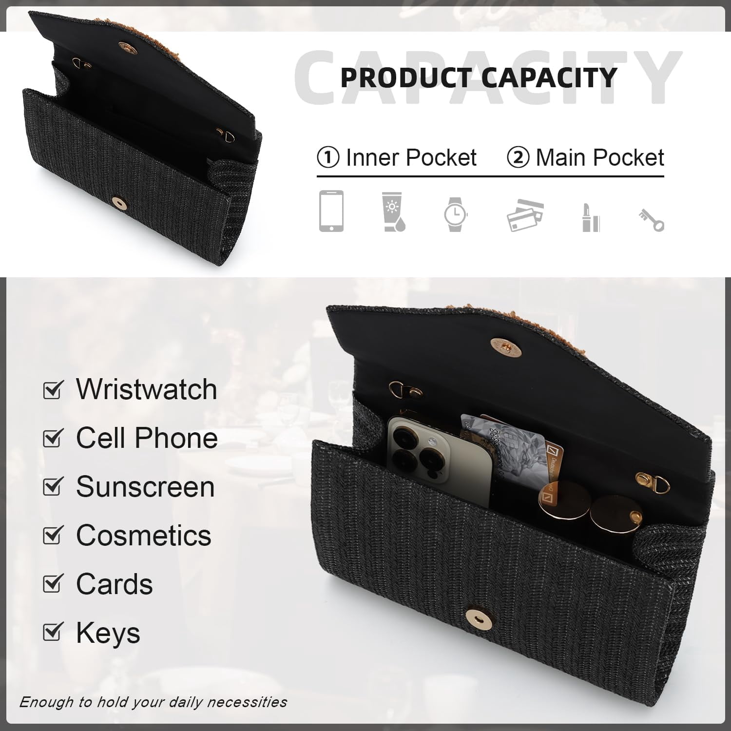 Straw Clutch Purse Rattan Summer Woven Beach Handbags for Women Wedding Vacation Travel Party 2025