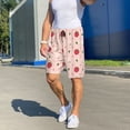 thumbnail image 5 of Wukai Strawberry Men’s Short Pajama Pants With Pockets Soft Sleep Pj Shorts for Men-X-Large, 5 of 6