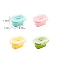 thumbnail image 3 of WSBDENLK Silicone Collapsible Food Storage Containers with Lids, 4 Count, 3 of 8