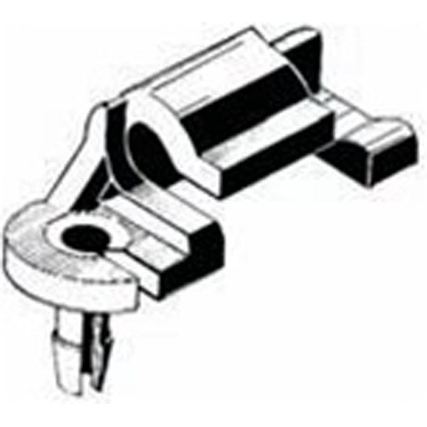 Clipsandfasteners Inc 25 Door Lock Rod Clip 5/32 Rod Size (Right) For