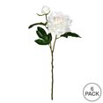 thumbnail image 3 of Vickerman 16" Artificial Pink and Cream Peony Spray. Includes 6 sprays per pack., 3 of 3