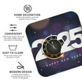 thumbnail image 3 of Yiaed 2025 Happy New Year 4 Print Leather Coasters for Drinks - Cup Coasters Coffee Table Kitchen Table Bar, Home & Office Gifts Handmade Drink Coasters-Square, 3 of 6