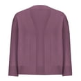 thumbnail image 4 of Sentmoon Women Sweater Plus Size 3/4 Sleeve Cardigan for Women Solid Color Lightweight and Warm Loose Knitted Date Outfits Fall and Winter Active for Holiday Party Knitwear S, 4 of 6