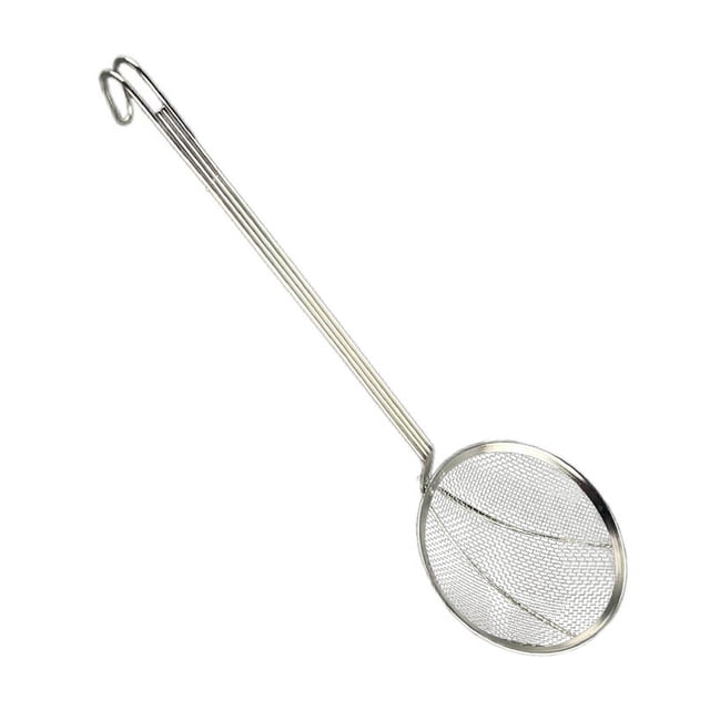 Espumadera, cucharón, colador, cuchara, resistente al calor, a prueba de óxido, de acero inoxidable macizo. 175 cm