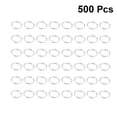 thumbnail image 2 of 500Pcs 6MM Open Rings Jewelry Accessories Round Shape Double Circle Close Rings DIY Jewelry Making Materials Set for Earrings (Silver), 2 of 8