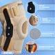 thumbnail image 4 of Rodillera Sparthos - Alivia el dolor de ligamentos cruzados anteriores (LCA), ligamentos colaterales mediales (MCL), desgarros de menisco, artritis y tendinitis - Diseño rotuliano abierto con doble bi, 4 of 5