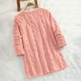 thumbnail image 5 of Lopecy-Sta Nightdress for Women Fleece Fluffy Comfortable Cozy Pajama Nightshirts Pullover Lounge Home Warm Wear for Winter, 5 of 8
