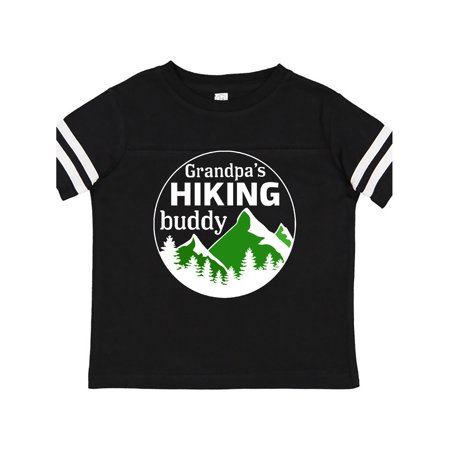

Inktastic Grandpa s Hiking Buddy with Mountains and Trees Gift Toddler Boy or Toddler Girl T-Shirt