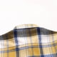 thumbnail image 3 of Camisas De Vestir Para Hombre Manga Corta Primavera y verano Camisa a cuadros para hombre Tendencia Camisa de manga corta de tamaño y guapo (Yellow, XL), 3 of 7