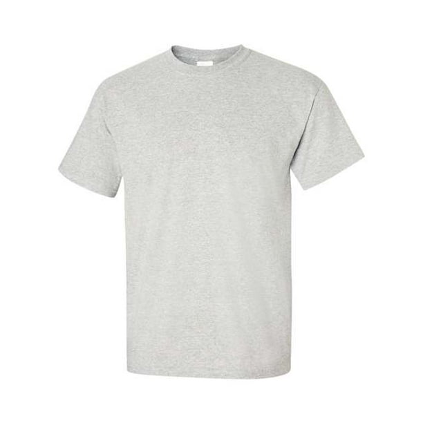 Playera de Ultra Algodón Gildan con Cuello Redondo para Hombre Ceniza XXXXX-Large 2000