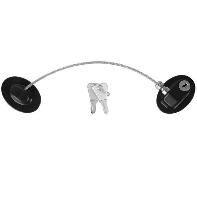 Cerradura de seguridad para niños Jadeshay Cable de Acero inoxidable Blanco