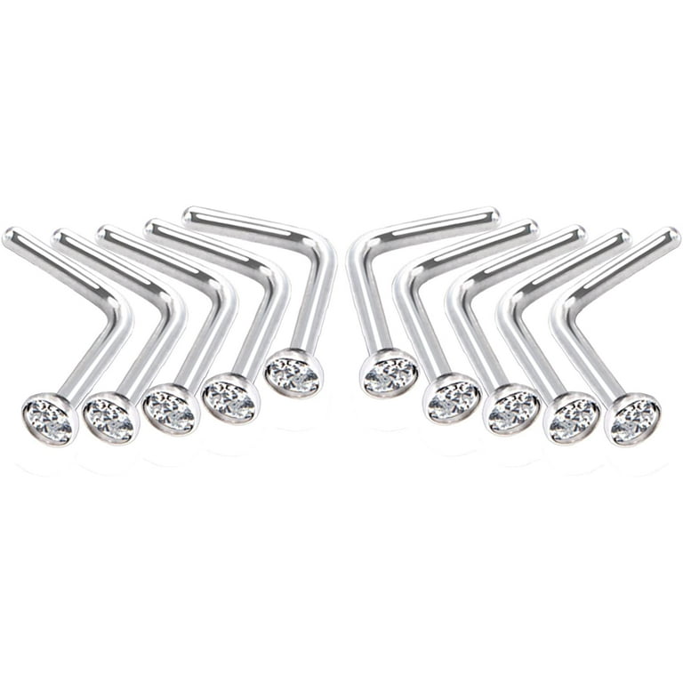 Curved nose 2024 ring stud