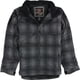 thumbnail image 1 of Parka utilitaria de lona a cuadros Free Country Negro Grande, 1 of 3