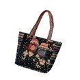 thumbnail image 4 of facefd Embroidered Handmade Women Shoulder Bag Travel Bag Gift Blue Yellow Owl, 4 of 8