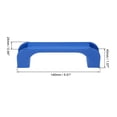 thumbnail image 2 of Unique Bargains Plastic Pull Handle 120mm Hole Center Blue 4Pack, 2 of 5