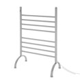 thumbnail image 1 of Ancona Essentia 8-Bar Freestanding Plug-In Electric Towel Warmer, Polished Stainless Steel, 1 of 3