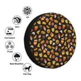 thumbnail image 4 of Rateoe Burger Fries Pattern Tire Cover Wheel Protectors Weatherproof Wheel Covers Universal Fit for Trailer Rv SUV Truck Camper Travel Trailers Accessories-16 inch, 4 of 6
