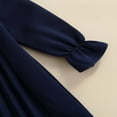 thumbnail image 4 of Vêtements pour Fillettes Robe en Tulle à Manches Longues Robe Décontractée en Coton Printemps, 4 of 6