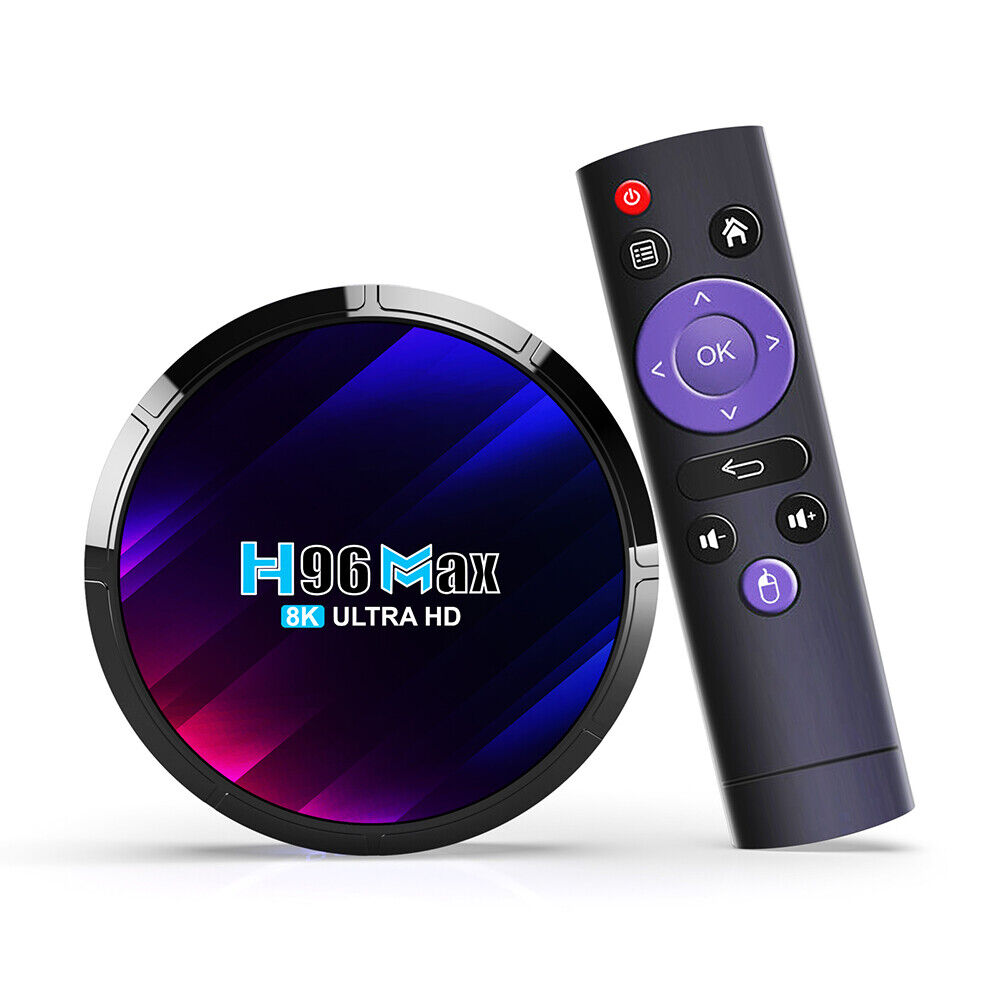 Seamless Media Experience - H96Max Android TV BOX (16-64GB) with 8K Ultra HD Support