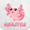 thumbnail image 4 of Inktastic Axolittle Cute Baby Axolotl Boys or Girls Baby Bib, 4 of 4
