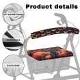 thumbnail image 5 of HELLHERO Black Cat Bat Seat & Backrest Covers for Seniors Adult Easy Install Walker Rollator Seat Back Cover and Seniors Non-Slip Cover Improved Comfort, 5 of 7