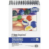 Bee Paper - 9" x 12" Studio Artist Drawing Pad, Spiral Bound, 150 Sheets, 74 lb. 120 GSM Paper