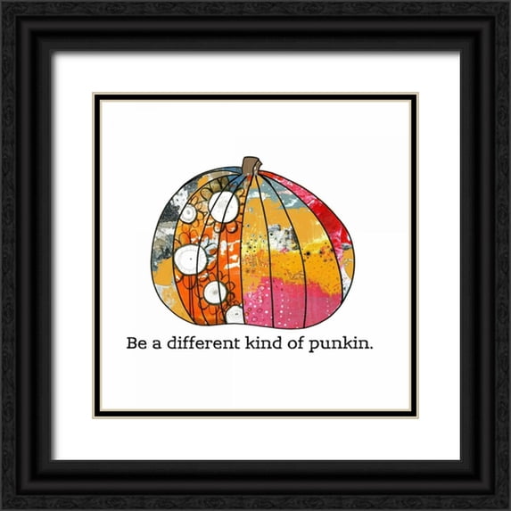 Ogren, Sarah 26x26 Black Ornate Wood Framed with Double Matting Museum Art Print Titled - Pumpkin