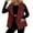 Red, variant on Gaexia Womens Vest Jacket,Women Sleeveless Padded Jacket Solid Color Lapel Vest Outerwear for Autumn Winter Season Lightweight Warm Fashion