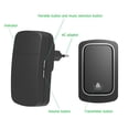 thumbnail image 2 of Mini Timbre Alto Volumen con 38 Melodías para Seguridad Doméstica (Negro EU 1Botón+1Receptor), 2 of 9