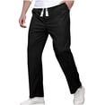 thumbnail image 2 of Pantalones largos para hombre, moda de primavera e invierno, pantalones deportivos casuales, pantalones para hombre, 2 of 8