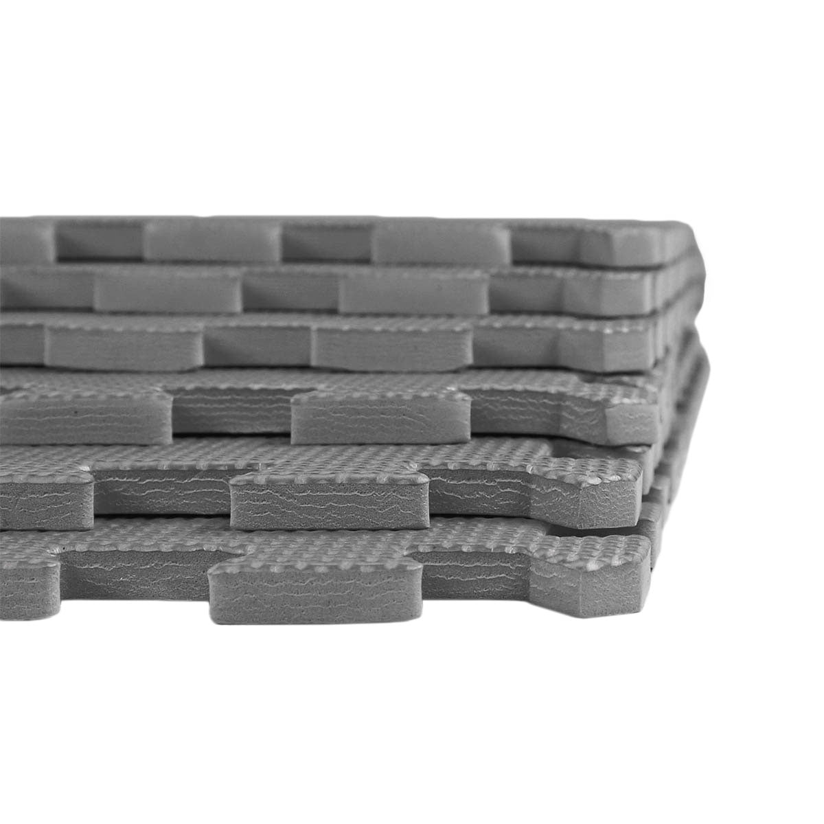 Xspec  3/8" Thick 100 Sq Ft EVA Foam Floor Exercise Gym Mats, Charcoal Grey | 1
