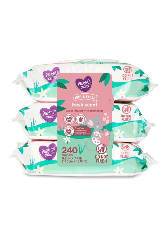 Parent's Choice Baby Wipes in Diapering