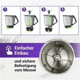 thumbnail image 3 of piece - TM5/TM6 replacement blades - Adapter for food processor - Blender blade - Kitchen repair parts - Food-grade stainless steel - 132*120*80 mm - Replacement blade for food processor chopping and, 3 of 5