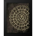thumbnail image 2 of Grey, Jace 12x14 Black Modern Framed Museum Art Print Titled - Coastal Patterns Dark, 2 of 5