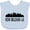 AE-Light Blue, variant on Inktastic New Orleans Louisiana Skyline Boys or Girls Baby Bib