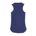 thumbnail image 3 of Women's Navy West Virginia Mountaineers Adrienne Tank Top, 3 of 3