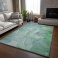 thumbnail image 6 of Addison Rugs Mayfield Washable Transitional Watercolors Teal Rectangle Rug, 10' x 14', 6 of 6