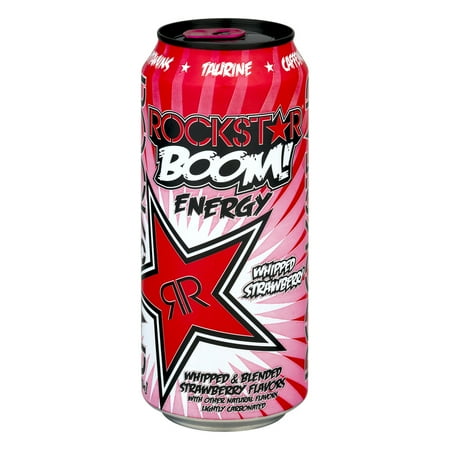 Rockstar Boom! Energy Drink Whipped Strawberry
