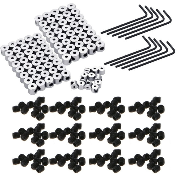 100 Pieces Pin Keepers Pin Lock Pin Back for with Wrench 6x5mm Needle Backs Special Back Buckle Badge Accessories