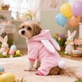 thumbnail image 5 of XINGXIANG Easter Bunny Pet, Cute Rabbit Outfit with Long Floppy Ears for Cats and Small Dogs, Holiday Celebration Photo Prop, One Size Fits Most(E), 5 of 7
