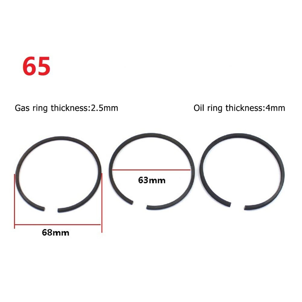 Ruibeauty 3pcs Air Compressor Piston Ring Pneumatic parts for 42/47/48